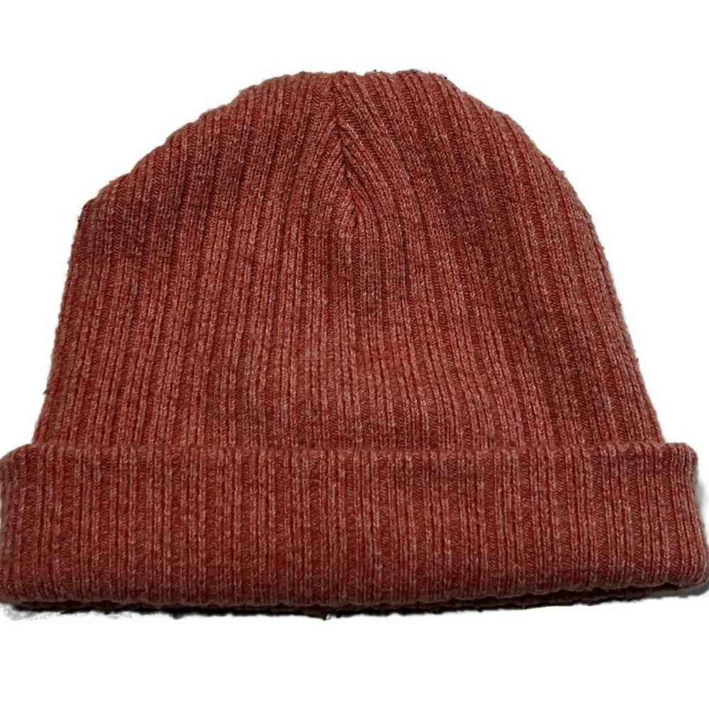 Time & Tru Pink Beanie Winter Hat Cuffed Ribbed‎ One Size